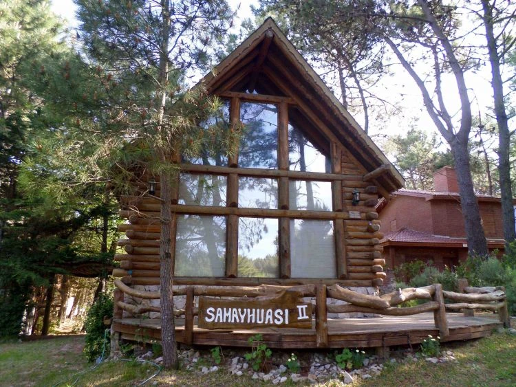 Samayhuasi II, una auténtica cabaña en el bosque para descansar - A 100mts de la playa y 300mts del centro comercial - Cabaña en Mar de las Pampas