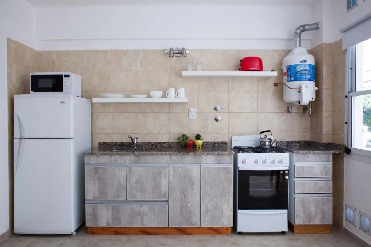 Excelente departamento para 4 personas con cochera y quincho - A 3 cuadras del mar - Departamento en Mar de Ajó