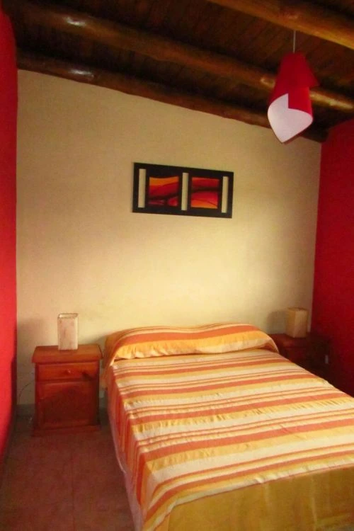 Cabaña Ñanderoga para 5 o 6 personas - Balcón terraza con vista al mar - Cabaña en San Clemente
