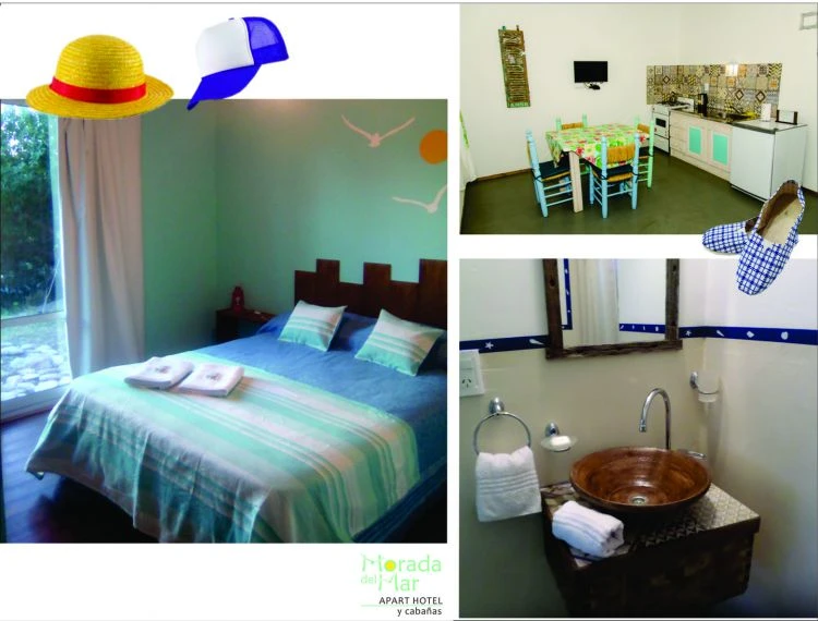 Departamento en Morada del Mar, Apart Hotel y Cabañas - Alquiler turístico de 2 a 6 personas.  - Departamento en San Cayetano