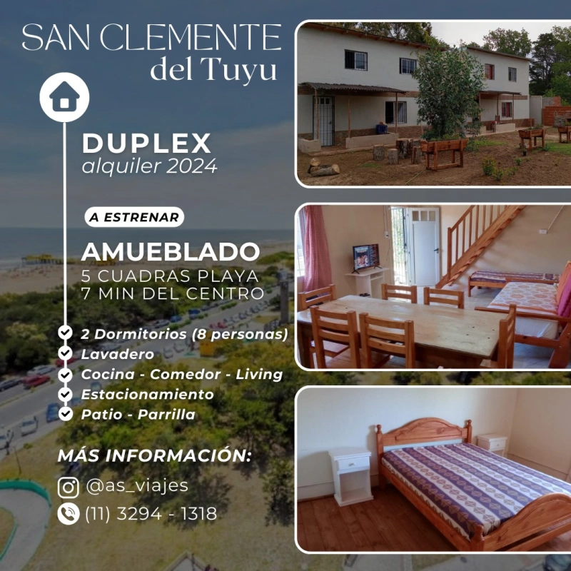 Dúplex 3 a estrenar para 8 personas - A 550m de la playa - Dúplex/Tríplex en San Clemente