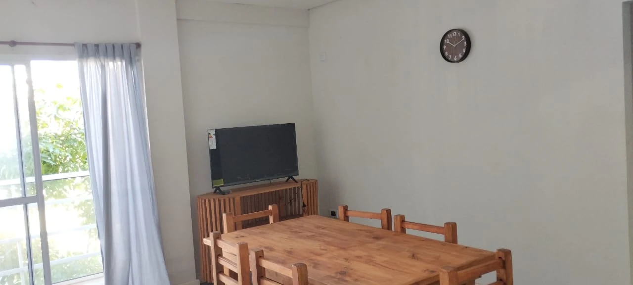 Departamento 3 ambientes sobre Av.Chiozza - A una cuadra de la playa, totalmente equipado hasta 6 personas - Departamento en San Bernardo